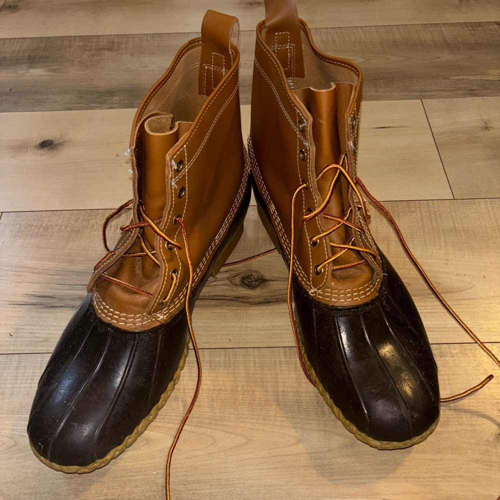 Men’s Bean Boots - like new - size 14